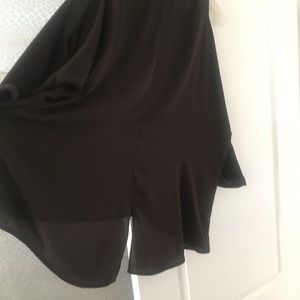 Chico’s Top with peekaboo sleeves.